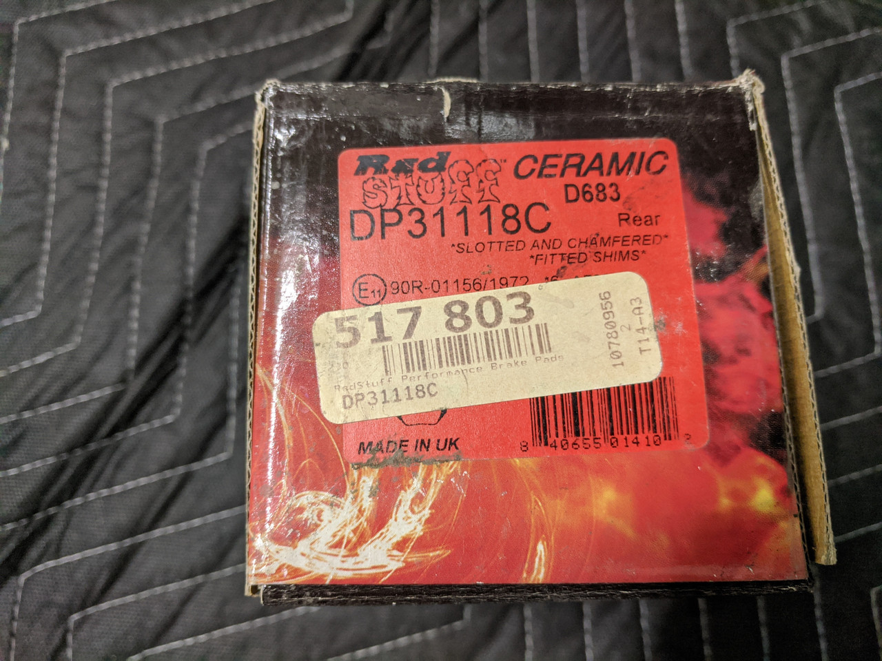 BMW E38/E39/E46/E52/E53 Rear RedStuff Brake Pad Set EBC DP31118C - Image 2