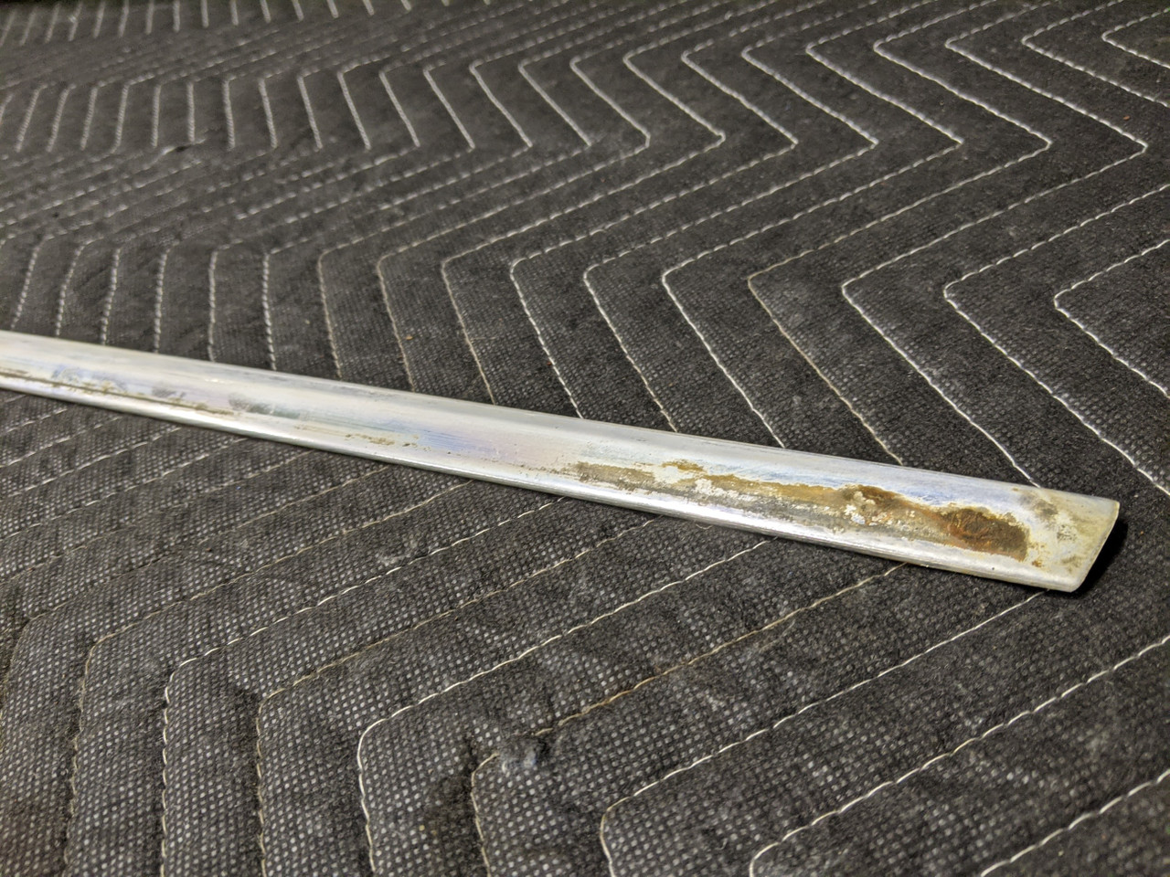 BMW E21 3-Series Lower Rear Window Molding Right Passenger 51361834170 - Image 4