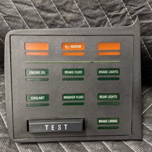 BMW E24 633CSi 6-Series Check Control Panel 62141366889
