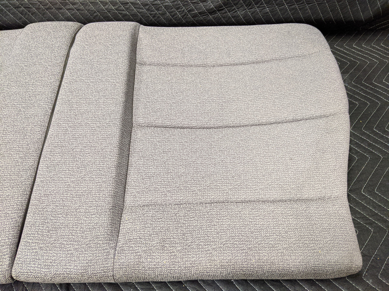 BMW E36 3-Series Compact ti Rear Upper Seats Grey Cloth 52208146599 - Image 2