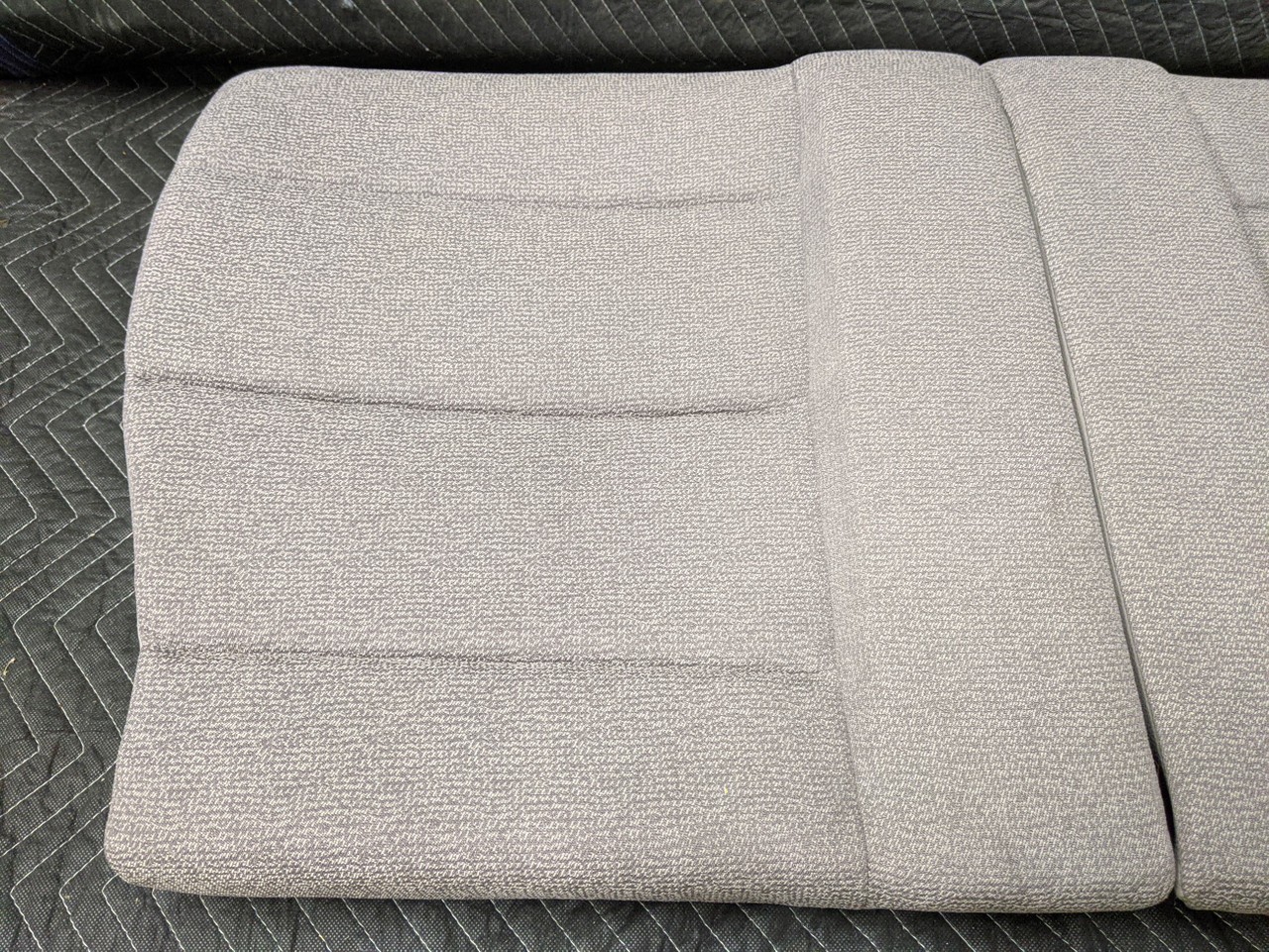BMW E36 3-Series Compact ti Rear Upper Seats Grey Cloth 52208146599 - Image 3