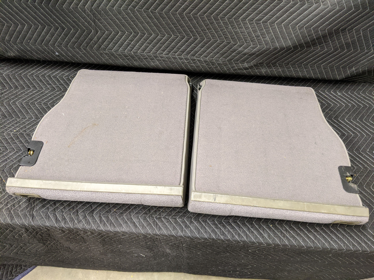 BMW E36 3-Series Compact ti Rear Upper Seats Grey Cloth 52208146599 - Image 6