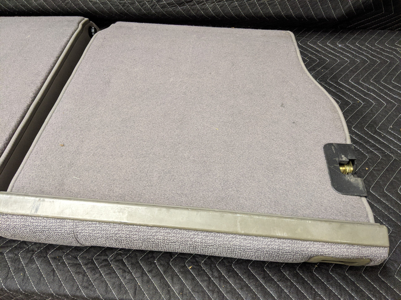 BMW E36 3-Series Compact ti Rear Upper Seats Grey Cloth 52208146599 - Image 8