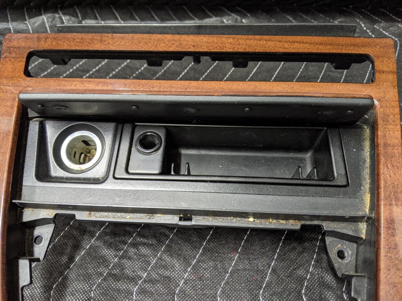 BMW E63/E64 M6 6-Series Center Console Lower Shifter Trim Walnut 4ME 51167009312 - Image 2