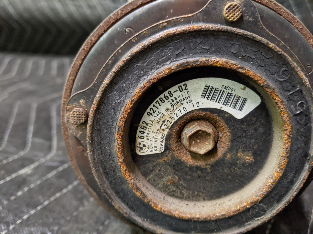 BMW F10/F11 A/C Air Conditioning Compressor With Magnetic Clutch R134A 64529217868 - Image 5