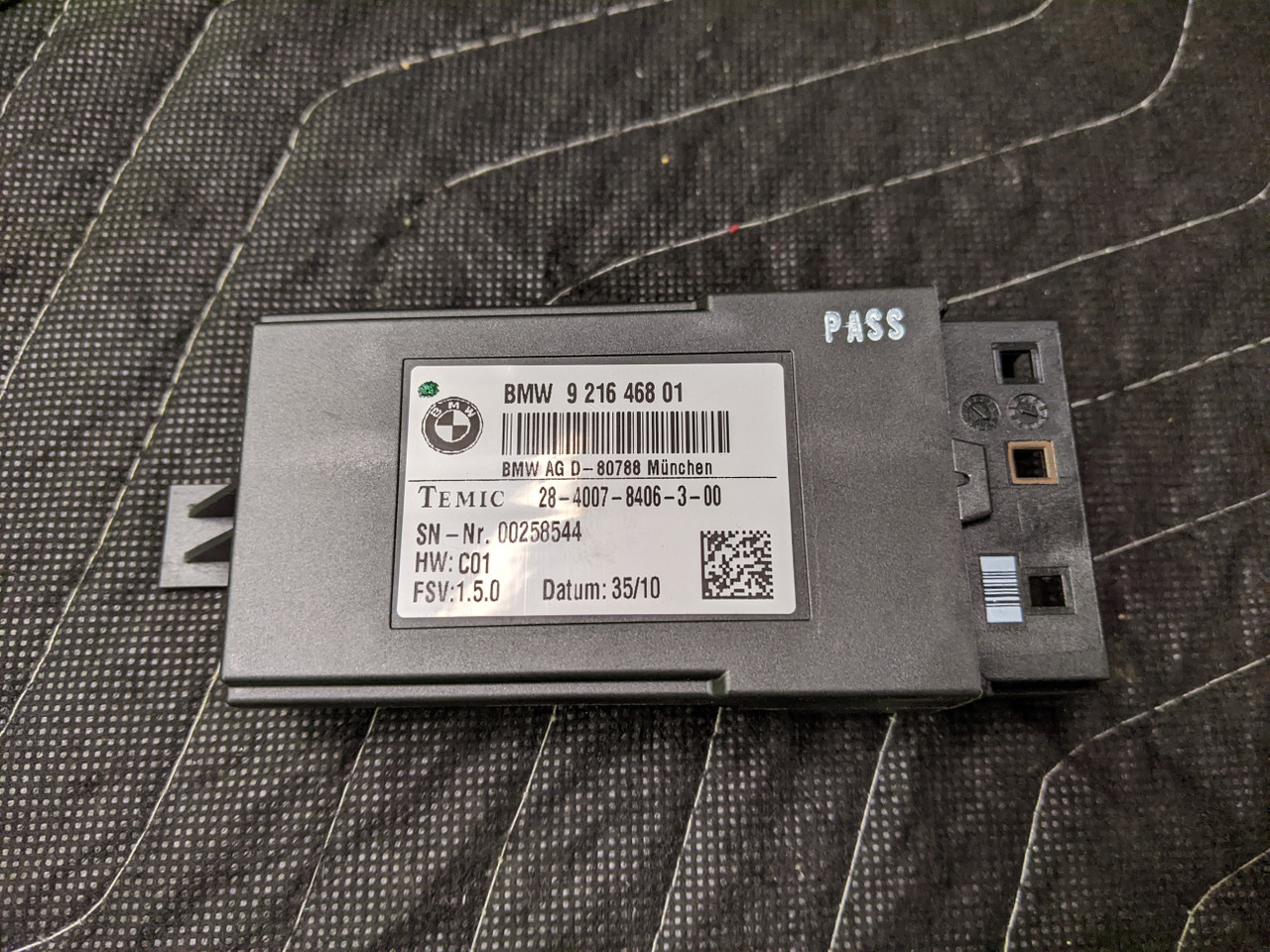 BMW F07/F10/F11 5-Series Seat Module 61359216468